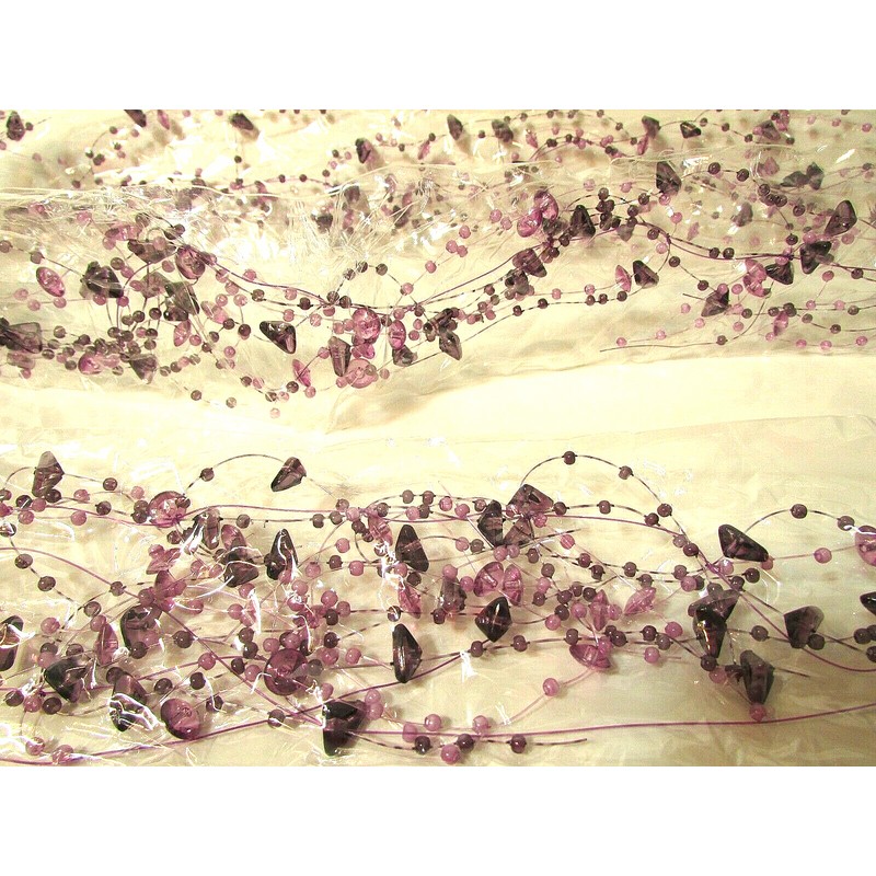 Sullivans 5' Multi 3-dimensional Mist Garland Lavender Beads