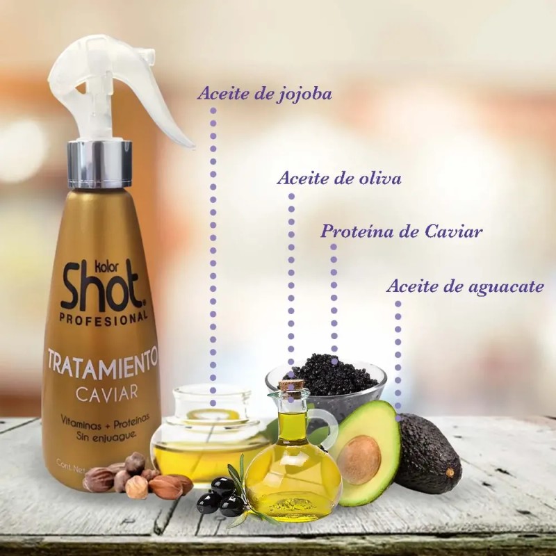 Tratamiento Para Cabello Maltratado O Seco Caviar Kolor Shot