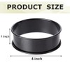 8Pcs Crumpet Rings - Nonstick Muffin Ring - Stainless Steel