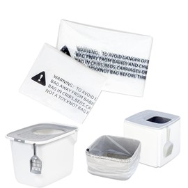 Gibolaby Cat litter Box Liners, Compatible wiht Most of IRIS USA Premium Top Entry Cat Litter Box, 20 Pack