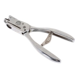 Dophee 1Pc Hand Held Slot Hole Punch & 13mm Round Hole 2-in-1 DIY Punching Tool