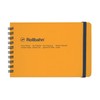 Rolburn 500940 184 Notebook with Pocket, Horizontal M, Yellow, Space