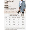 Saodimallsu Women's Oversized Denim Jackets Casual Button Down Long Boyfriend