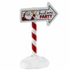 Lemax 34093 Christmas Village Accessory: Christmas Party Sign