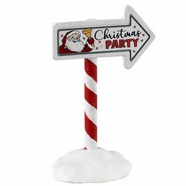 Lemax 34093 Christmas Village Accessory: Christmas Party Sign