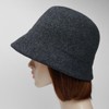 Lala 라라 울 벙거지 모자-D그레이(LALAAC217A) Lala Wool Bucket Hat -