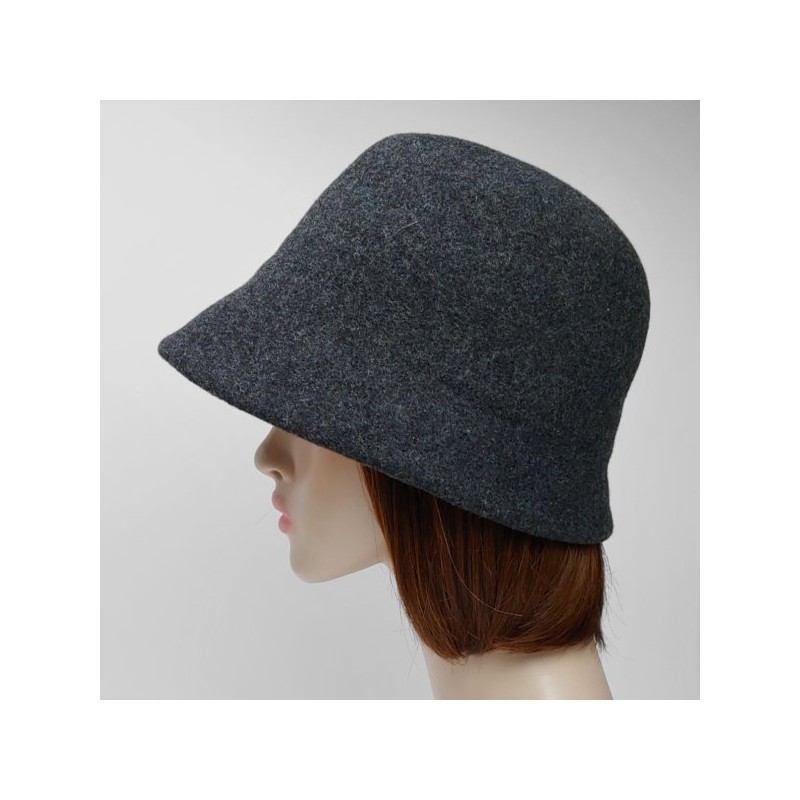 Lala 라라 울 벙거지 모자-D그레이(LALAAC217A) Lala Wool Bucket Hat -