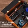 GLOKUUCA Perfume Organizer for Men, 4 Tier Wood Perfume Display