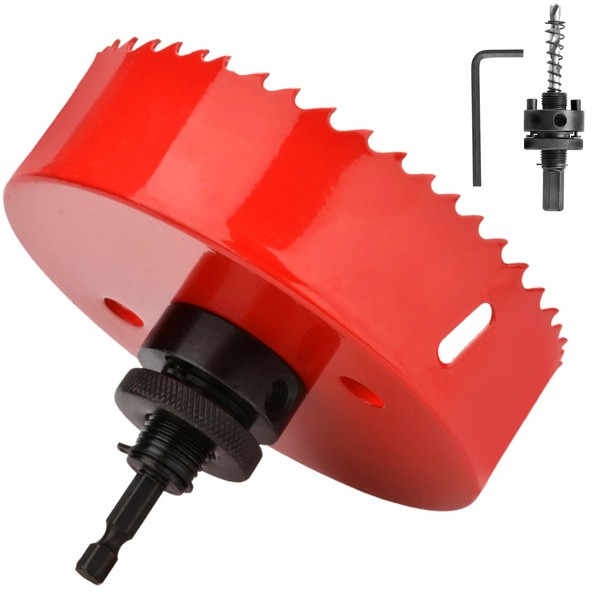 GUOQEE 80mm Hole Saw with Quick Change Arbor, Hole Drilling
