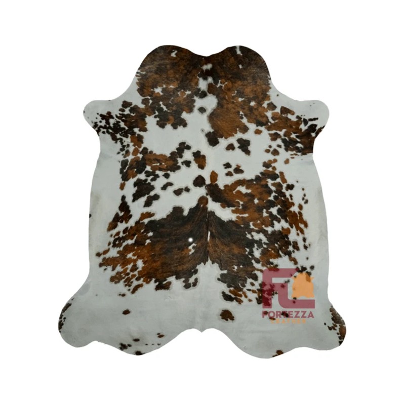Fortezzaoutlet Cowhide Rug Original Tricolor | Premium Quality | Medium