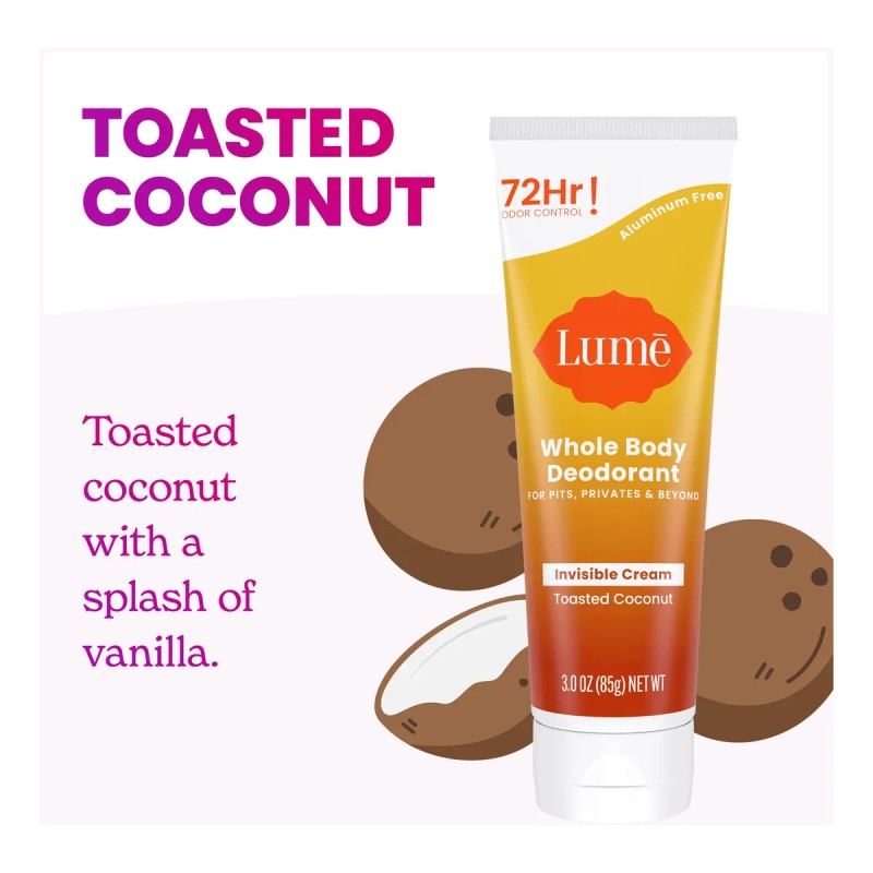 Desodorante Lume Crema Invisible Para Todo El Cuerpo, 90 Ml