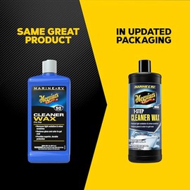 Meguiar's Cera Limpiadora en Un Paso M5032 para Botes y Vehículos Recreativos, 946 ml