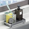 Countertop Dish Soap Holder, Kitchen Sink Caddy Organizer,Sponge Holder for