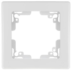 Delphi Single Frame Cover Frame 80 x 80 mm for Vertical and Horizontal Installation White
