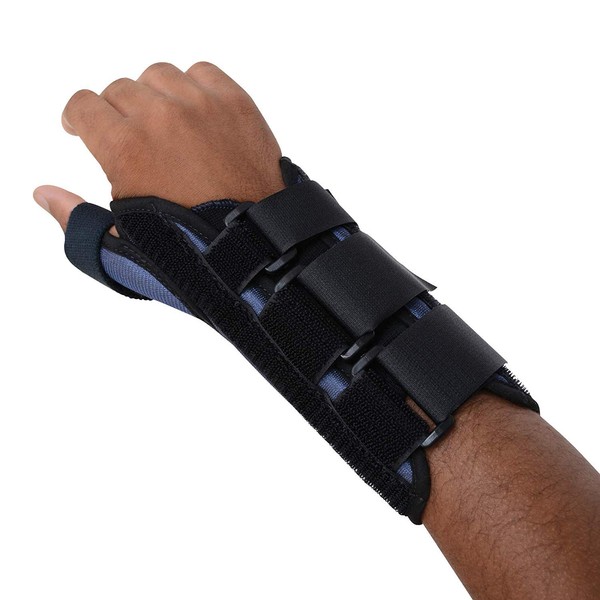 Sammons Preston Thumb Spica Wrist Brace, Thumb Splint, Wrist Splint for Wrist Support, Wrist Brace, Thumb Brace for CMC & MC Joints, Wrist Spica, Thumb Spica, Thumb Support, Left Hand, Large