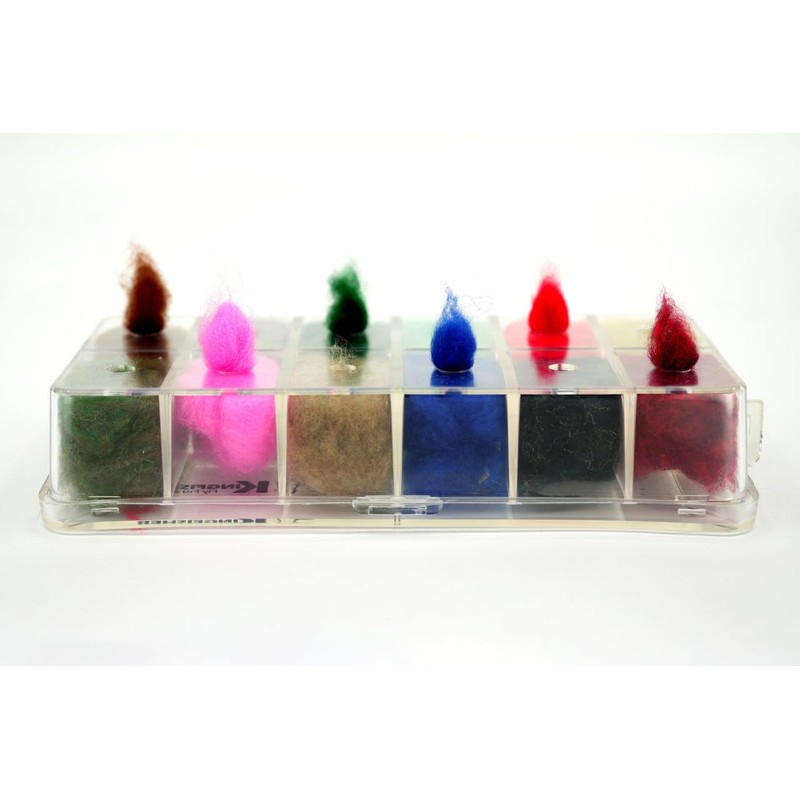 Kingfisher Fly Fishing Fine and Dry Fly Tying Dubbing Dispenser