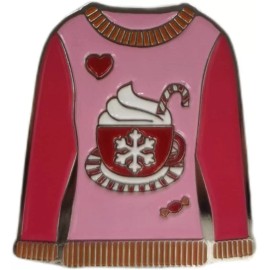 Be The Ball 4U Ugly Christmas Sweater Hot Chocolate Golf Ball Marker & Snowflake Hat Clip