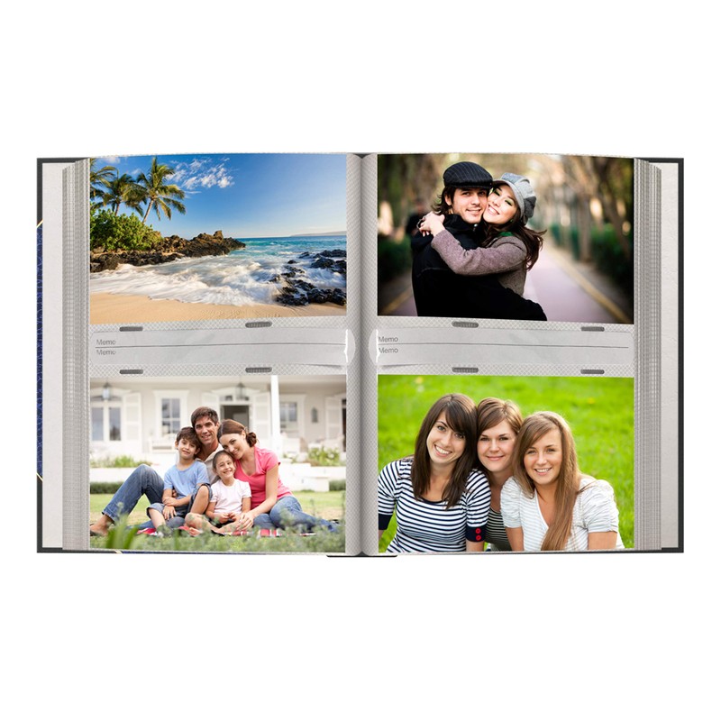 Pioneer Photo Albums BT-46/NB Ledger Le Memo Album, Navy Blue
