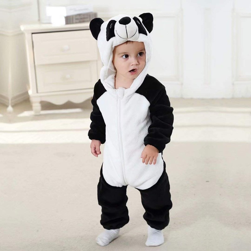whorse Pijama Unisex para bebé, diseño de Animales, Panda, 100（18-24months）