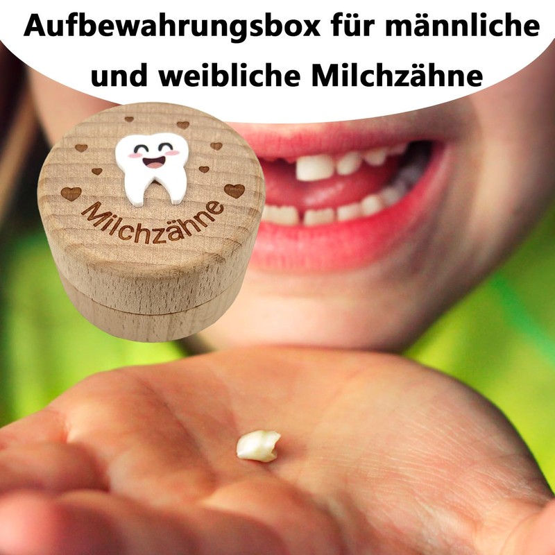 QZKJQDD Milk Teeth Box for Boys