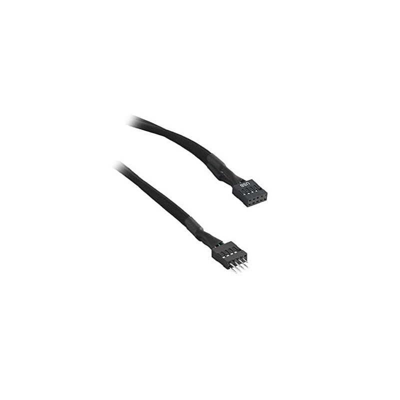 CableMod ModFlex Sleeved Internal USB (Black, 30cm)
