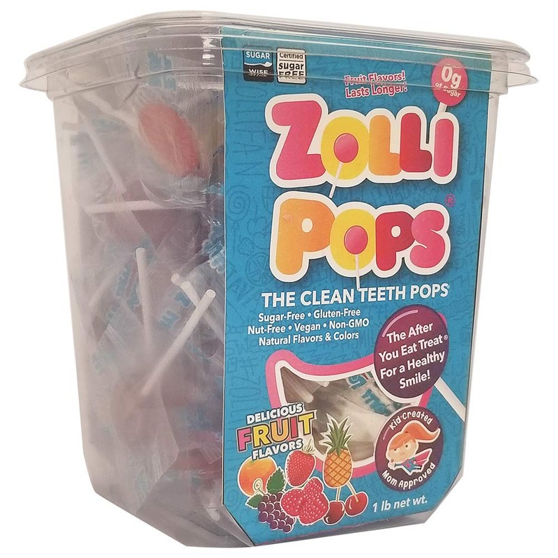 Zollipops Clean Teeth Pops, Anti Cavity Lollipops, Delicious Assorted Flavors,