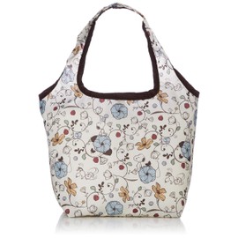 Shifle ECO0119 Character Folding Eco Bag, PN30 Flower Beige