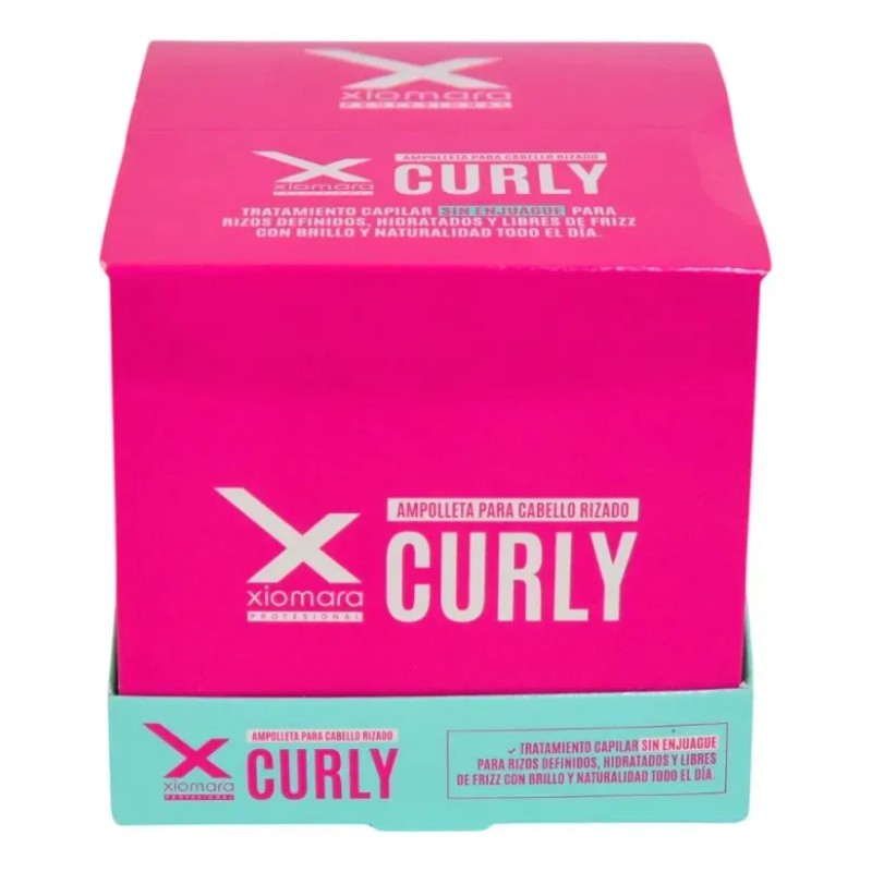 Ampolletas Curly Xiomara Define Rizos Sin Frizz 12 Ampolleta