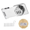 Keyless Cabinet Combination Latch,3-Digit Combination Lock Twist Knob Cabinet Combination