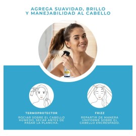 Spray Argán 3en1 Protector Calor Planchado Express Antifrizz
