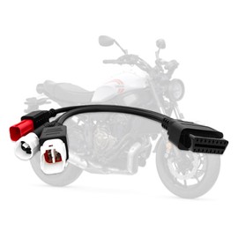 AMHTDOL 3-in-1 OBD2 Adapter Cable,Fit for Yamaha Kline Euro5 Motorcycle 16 Pin to 3 Pin 4 Pin 6 Pin OBD Diagnostic Cable,OBD2 to OBD1 6/4/3 pin Plug Adapter for Honda Guzzi Kawasaki Suzuki Motorbike