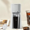 Single Serve Iced Coffee Maker, Soft Silver - With Two