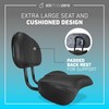 sixthreezero Super Max Bike Seat with Back Rest, Comfortable Bicycle