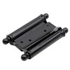 Hoypeyfiy 4 Pieces Doors Double Action Spring Hinge Stainless Steel