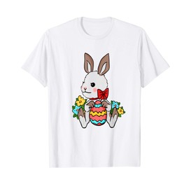 Easter Eggs & Bunny Cute Rabbit Ears T-Shirt