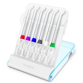 Estuche de almacenamiento para puntas de repuesto Waterpik, incluye 6 puntas clásicas de chorro de alta presión para agua Waterpik