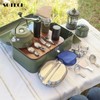 Outdoor Camping Pour Over Coffee Maker Set with Cookware Set
