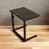 Tinymod Height Adjustable Sofa Side C Shape Table,Laptop Holder End