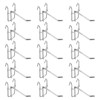 sourcing map 25Pcs 3.94" Pegboard Hook Display Hook, Metal Grid