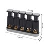 Finger Strengthener 3 to 8.5 Lbs Tension Adjustable Soft Button