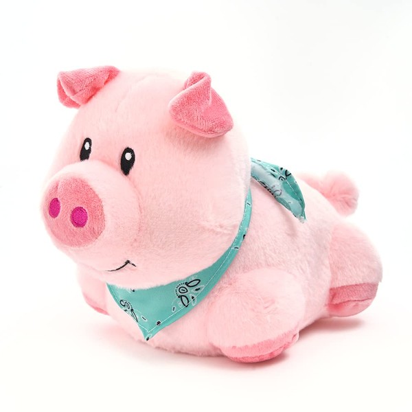 Cuddle Barn - Winston McWaddles | Animated Barnyard Farm Pig Stuffed Animal Plush Toy Waddles Around Playing Oinking Noises, 9"