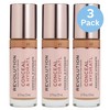 Revolution Conceal & Hydrate Foundation F7 3 Pack New