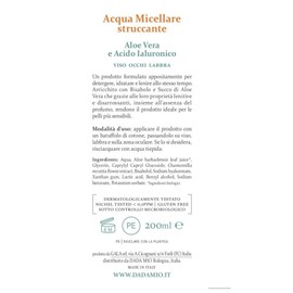 DADA mio Micellar Water for Eyes, Face and Lip Remover 200ml - Tested for Eyes - Remove Make Up Without Burning