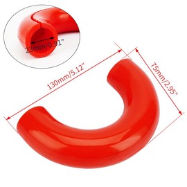 Tow Hooks Covers for Ford F150 2004-2025, Bronco 2021-2024 & Toyota Tundra 2017-2021 | Durable ABS Protective Accessories | Easy Snap-On Installation for Off-Road Truck & SUV (Red)