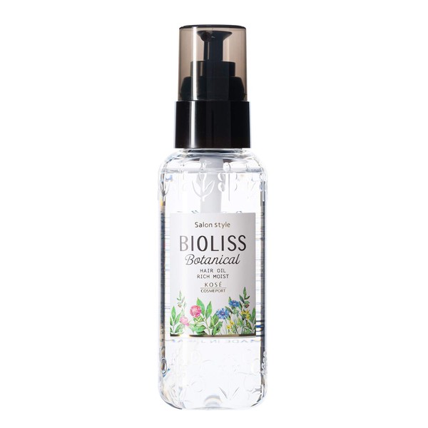 SALON STYLE Kose Biolis Botanical Hair Oil, Rich Moisturizing, Penetrating Repair, Cuticle Protection, UV Protection, Protects Hair from Dily Damage, Fruity Floral Scent, 2.8 fl oz (80 ml) (x 1)