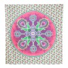 Oussum Pink Floral Tapestry Wall Hanging Hippie Bedspread Dorm Decor