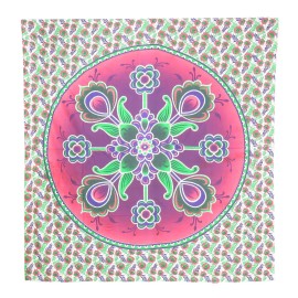 Oussum Pink Floral Tapestry Wall Hanging Hippie Bedspread Dorm Decor Bedding Tapestry