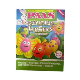 PAAS Caterpillars & Butterflies Egg Decorating Kit Dye Craft Kit