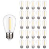 KGC 25 Pack Shatterproof & Waterproof S14 Replacement LED Light