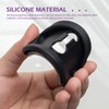 Door Lock Strike Protector, Silicone Silent Shock Absorption Pad, Rust-Proof